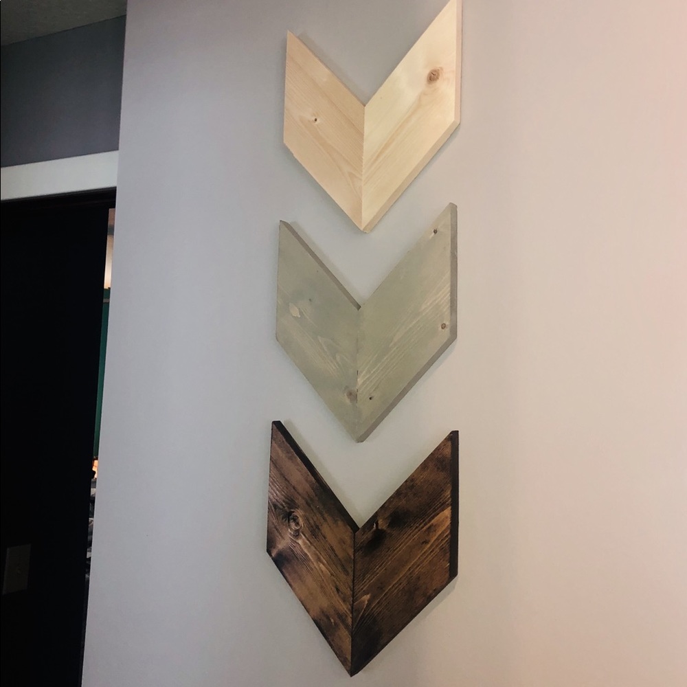 Chevron Farmhouse Arrow Wall Decor